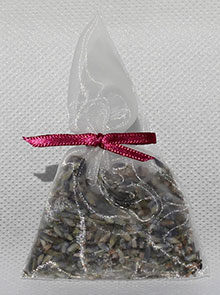 small fragrance sachet with lavender