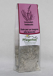 Bath salt of lavender/ Lavendelbadesalz